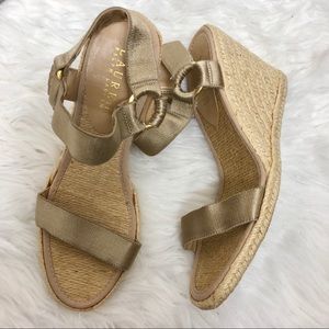 Lauren Ralph Lauren elastic sandals size 8
